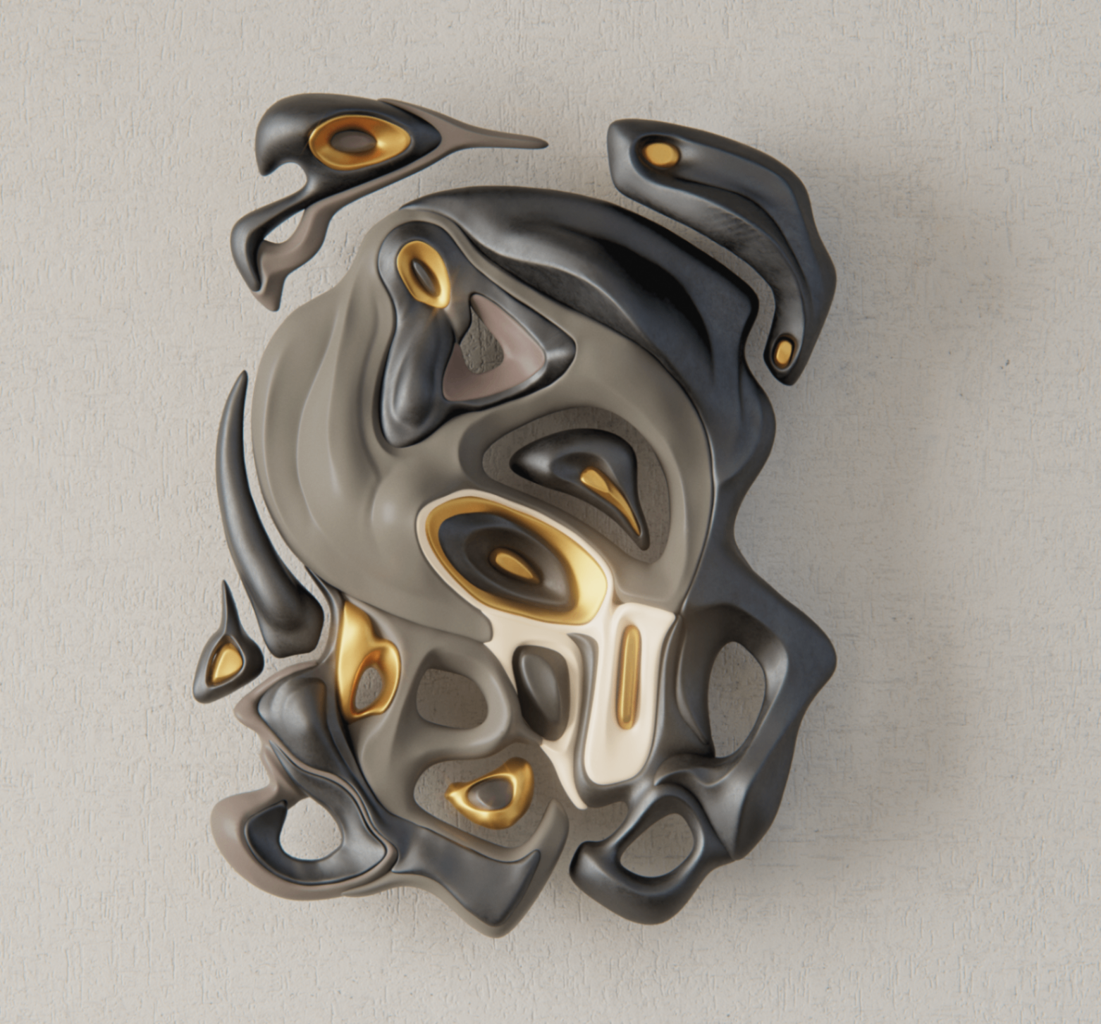 Untitled (Black Relief)